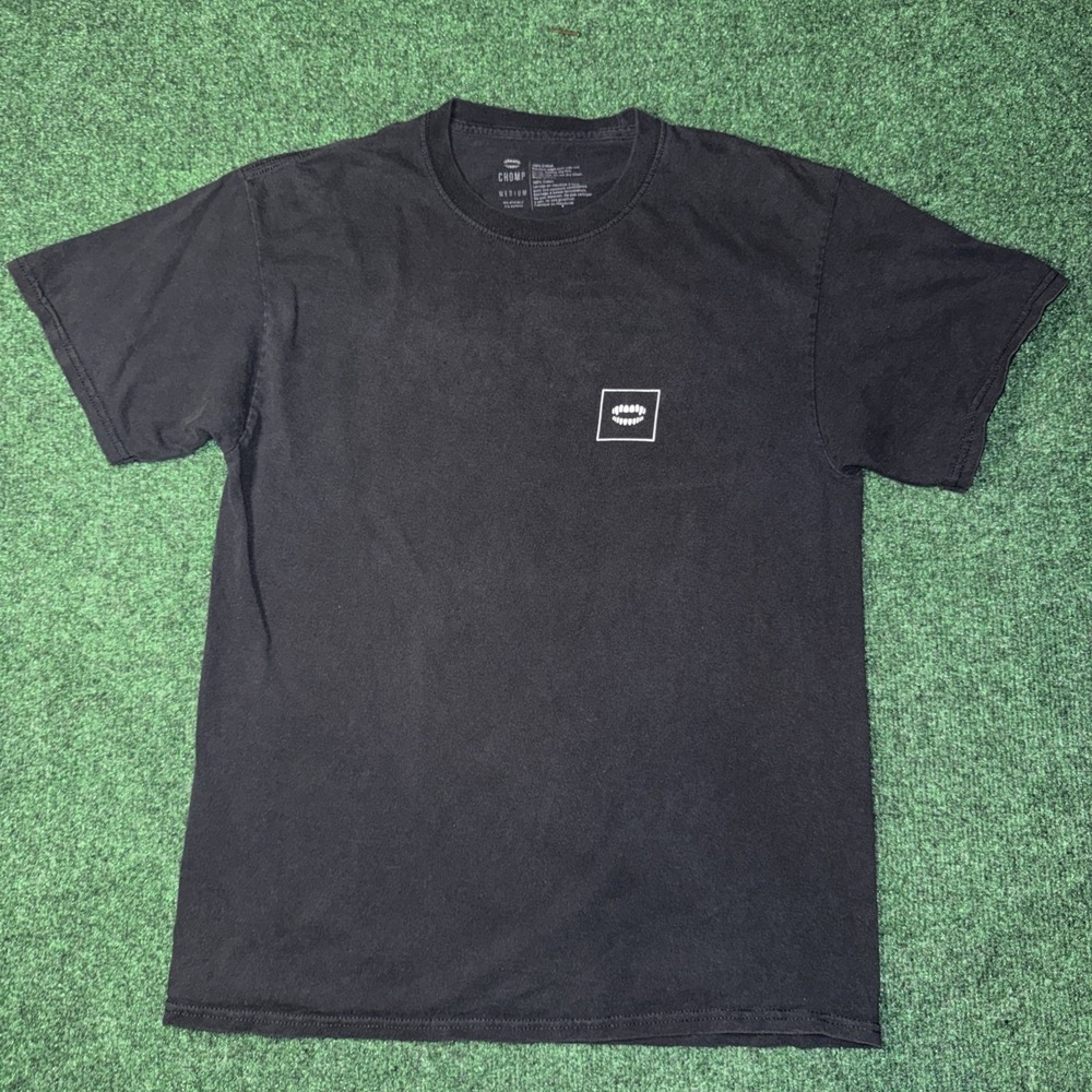 Men's Shred Till You're Dead Graphic T Shirt Size Medium Black Shirt Q37‎